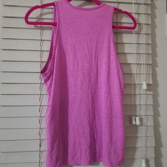 Nike Dri-Fit Womens Sleeveless Pink Tank Top Size M Athletic Wear - Picture 2 of 4